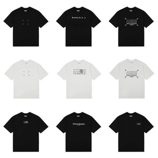 【賢賢百貨店2】MM6馬吉拉短袖四角標字母印花情侶夏季新款休閑純棉寬松男女T恤潮