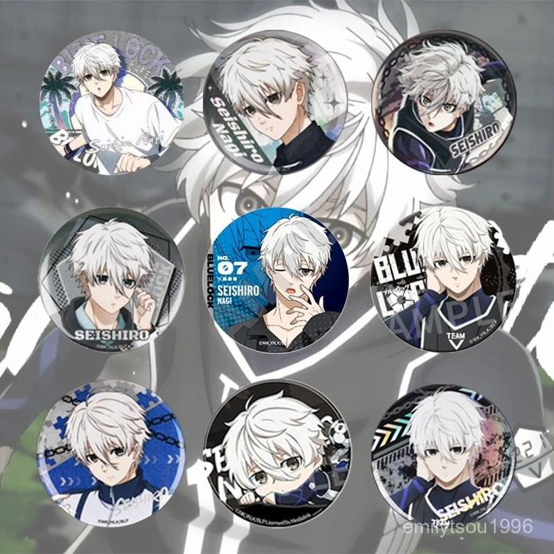 💫新品優選💫正版 藍色禁區藍色監獄/凪劇場版 nagi凪誠士郎徽章 藍色監獄週邊藍鎖吧唧