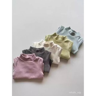寶寶衣服 嬰兒衣服 韓版高領打底衫 春秋冬款長袖 兒童上衣 寶寶長袖 嬰兒長袖