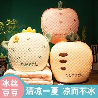 午睡枕 趴睡枕 二合一 兩用 午睡毯 抱枕 午休枕 辦公室 趴睡枕頭 抱枕被子 空調毯 水果抱枕被子兩用毯子二合壹加厚辦