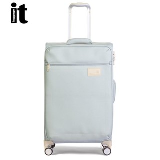 英國luggageit新款行李箱牛津帆布女20寸拉桿箱超輕薄旅行密碼軟 出行收納包 旅行收納包