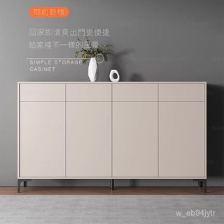 【含稅/免運】實木鞋櫃 現代極簡 高顏值 鞋櫃家用 小戶型 大容量 多功能設計款樣闆房鞋櫃