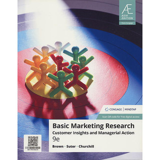 [華通書坊]Basic Marketing Research 9/e AE 【含Access Code,刮除不受退】Brown/Suter/Churchill 9789814878043
