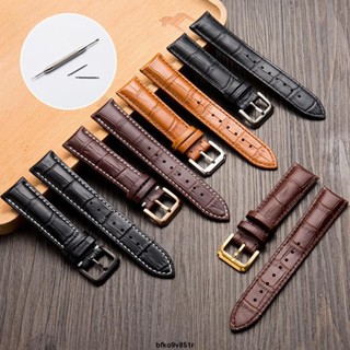 【熱賣爆款】12 14 16 18 19 20 21 22 24mm 高品質頂級柔軟小牛皮真皮錶帶錶帶手錶配件防水男士女