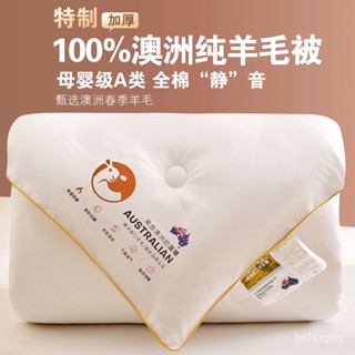 澳洲進口羊毛被 100%純羊毛被子 冬被加厚保暖 春秋被芯 雙人羊絨被芯 羊絨棉被 TTMJ