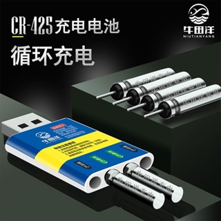 🔥臺灣熱銷🔥 夜光漂電池可充電CR425通用電子浮漂充電器套裝夜釣漂循環充電池