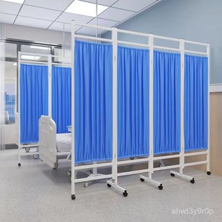 【愜美宜居】免運 醫用屏風醫院醫療診所美容院養生按摩鐵布藝隔斷折疊帶輪移動折屏
