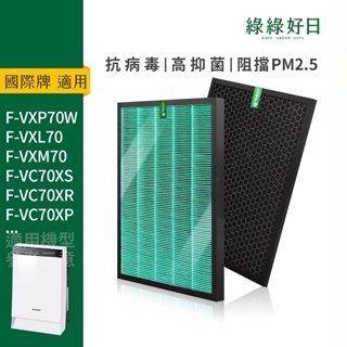 適 Panasonic 國際牌 F-VXP70W F-VXL70 F-VXM70 抗菌HEPA濾芯 活性碳濾網