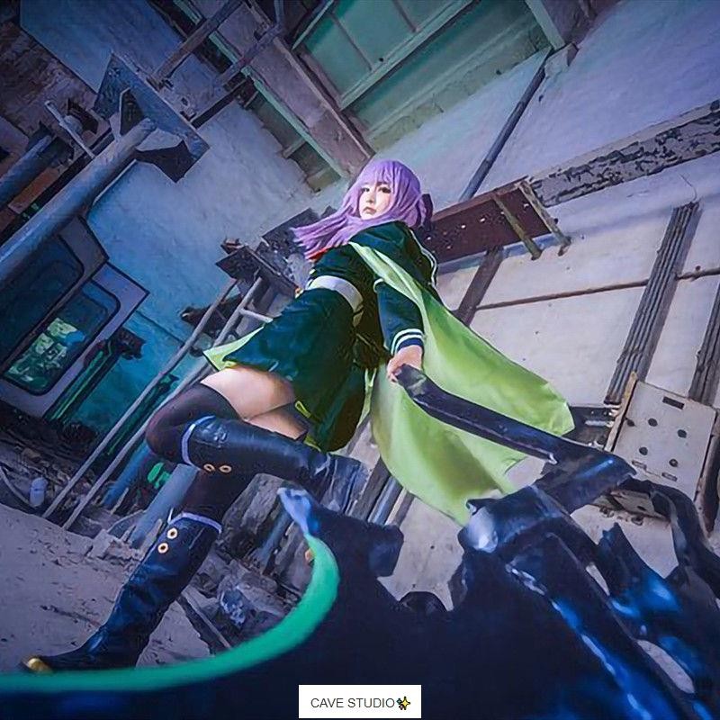 ✨【熱賣新品】終結的熾天使月鬼組服柊筱婭cos服漫展年會派對cosplay服裝 萬聖節cos
