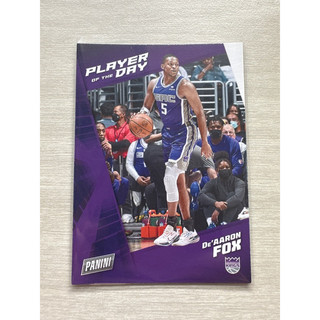NBA球員卡2021-22 Player of the day De’Aaron Fox