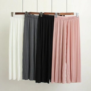 High Waist Wide leg Pleated Pants Palazo Pants Ninth Casual