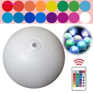 Garden Luminous LED Ball 16 Colors Luminous Bouncy Ball Swim