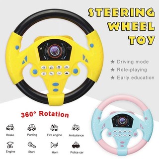 Baby Educational Copilot Steering Wheel Music Childrenji Int