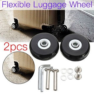 Flexible Luggage Wheel Practical Replacement Roller Screw Du