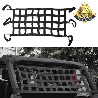 Mesh Cargo Net For Jeep Wrangler Car Roof Storage Net Tail B