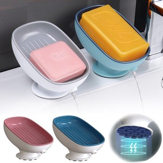 Soap Box with Drain Water Soap Storage Rack Plastic Soap Dra