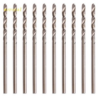 10Pcs Durable 2mm M35 Triangle Shank HSS-Co Cobalt Twist Dri