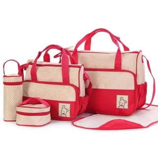 5 in 1 Set Baby Cute Diaper Bag baby bag