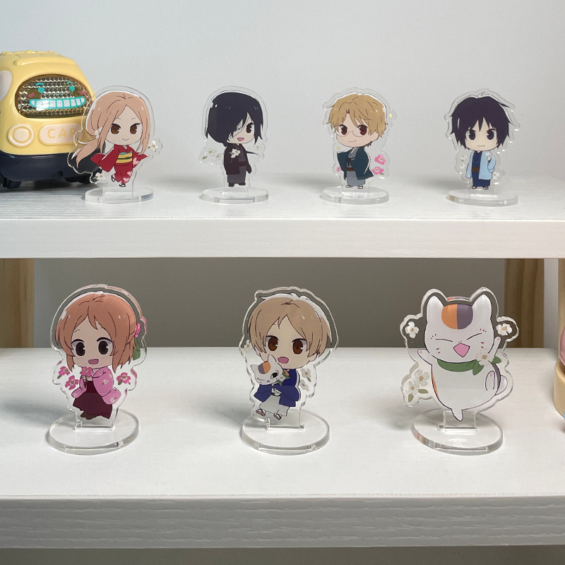 👍桃園出貨 夏目友人帳 立牌 擺件 貓咪老師 夏目友人帳動漫週邊夏目貴誌貓咪老師亞克力桌麵立牌生日禮物 FV1L