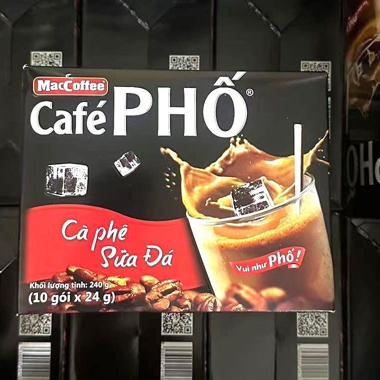 店小七👉越南Mac cafe pho 特濃速溶咖啡粉三閤一240g(10x24克)原裝正品