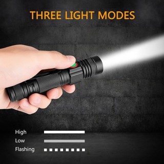 Led usb T6 Glare Telescopic Focusing Flashlight Outdoor Ridi