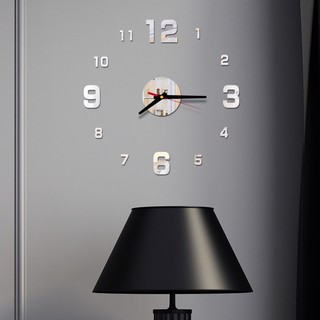DIY 3D Wall Clock Mirror Clock/ Creative Acrylic Wall Sticke