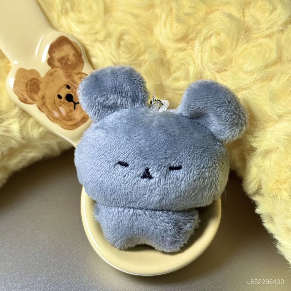 【免運出貨】超萌萌小白鼠鼠小灰鼠鼠毛絨掛件 公仔書包掛飾送禮物鑰匙扣精緻 WLJT