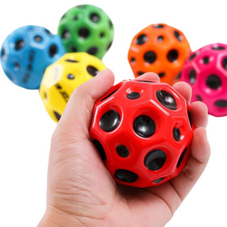 High Bounce Moon Ball Colorful Interaction Bouncy Ball Soft