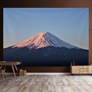 【北歐風裝飾】超大現代簡約富士山牆面裝飾背景布 客廳沙發臥室壁掛毯 床頭掛布 壁掛 壁掛裝飾 掛布 沙發裝飾 臥室裝飾