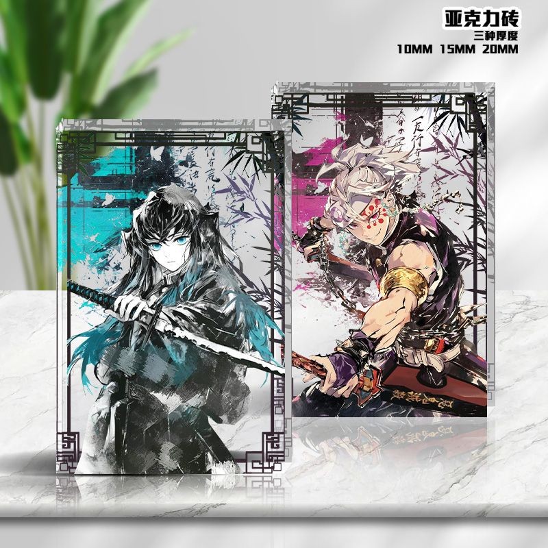 🎀台灣發貨🎀 鬼滅之刃 時透無一郎 亞克力立牌 蠱風擺件 蜜璃蝴蝶忍炭之郎周邊 時透無一郎亞克力桌面擺件 裝飾