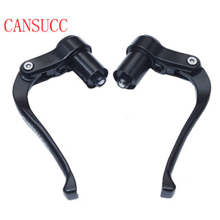 CANSUCC 適用TT把公路自行車計時賽/死飛牛角/折疊車TT把剎把碟剎