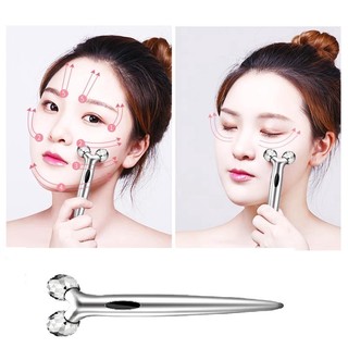 3D Face-Lift Roller Massager Metal Face Beauty Tools