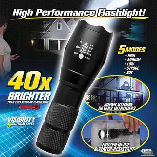 MINI LED FLASHLIGHT RECHARGEABLE WATERPROOF USB CHARGE Key 4
