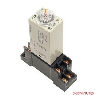220V Timer 30min Large Capacity Precise Time Delay Relay 8 P