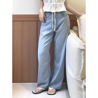 Codibook｜韓國 J-BLIN 夏日清涼寬版長牛仔褲［預購］長褲 女裝