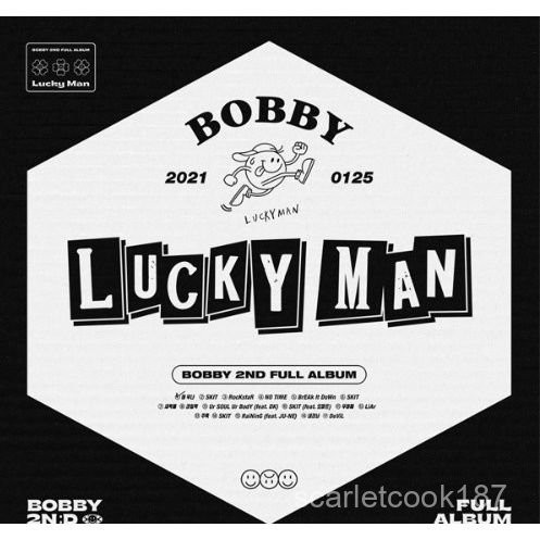 ✨熱銷款✅【全新未拆】BOBBY iKON 金知元 2nd FULL [LUCKY MAN] 付海報 專輯 正版專輯