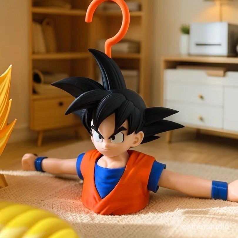 【桃園出貨🚚】孫悟空衣架比克大魔王貝吉塔晾衣架男女生兒童創意禮物實用擺件