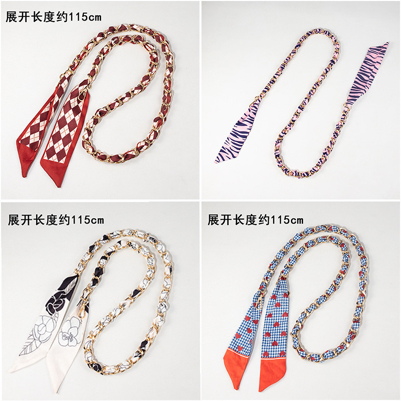 【ciud】臺灣出貨 免運 手機掛繩 長款新款背帶繩手機鏈條手機掛繩斜挎掛件網紅編織絲巾ins風掛繩