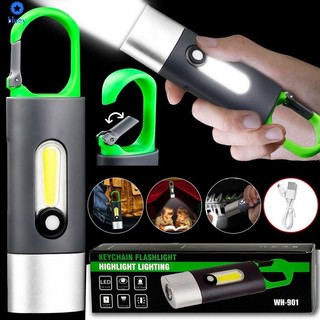 Usb Rechargeable Torch Portable Flashlight High Power Led Lo