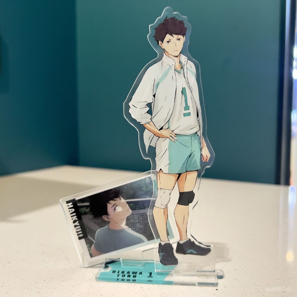 🏐ハイキュー!!🏐排球少年!! 排球少年週邊 2025新款排球少年動漫週邊亞克力立牌日嚮影山及川徹學生禮物擺件 80G4