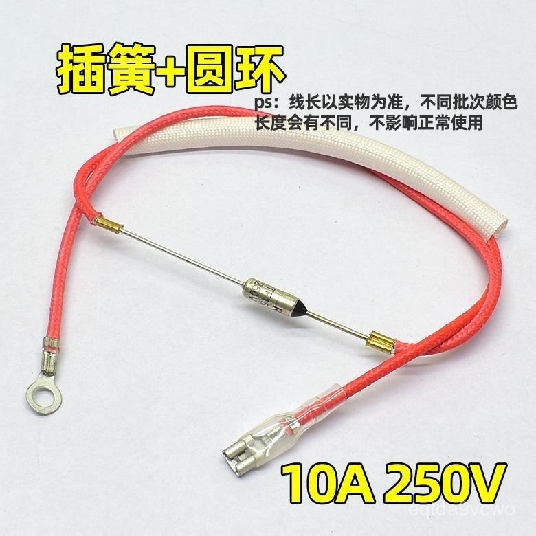 新款促銷#通用型電壓力鍋電飯煲掛燙機熱風槍溫度保險絲管電源超溫保護10A 3YKV
