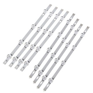 8pcs LED Backlight Strip 4 and 4 Lamp For LG 42LB Inch TV 69