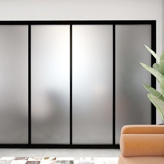 Frosted Glass Sticker Transparent Opaque Privacy-Preserving