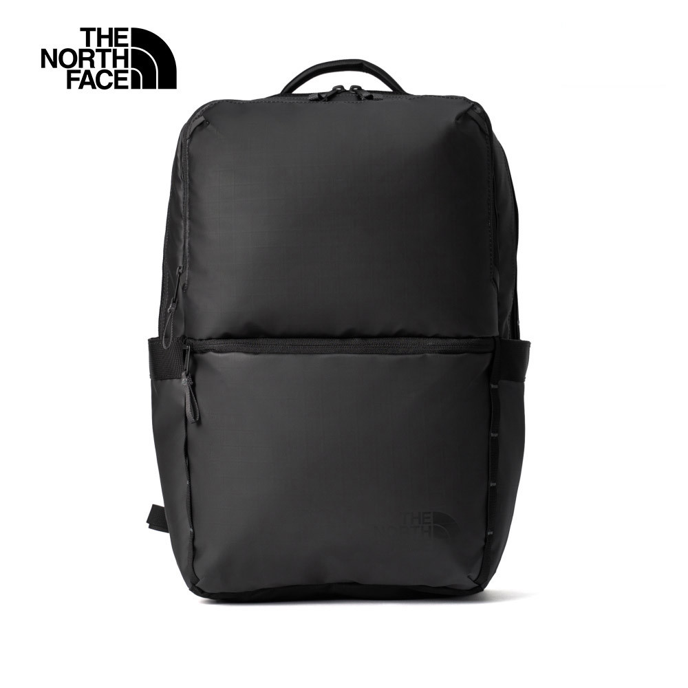 The North Face北面男女款黑色多隔層方形休閒後背包｜81DMKT0 筆電包/登山包