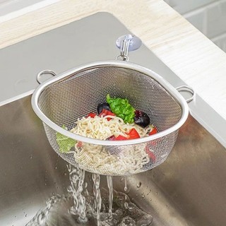 Sink Strainer Triangle Standing Drain Basket Stainless Steel