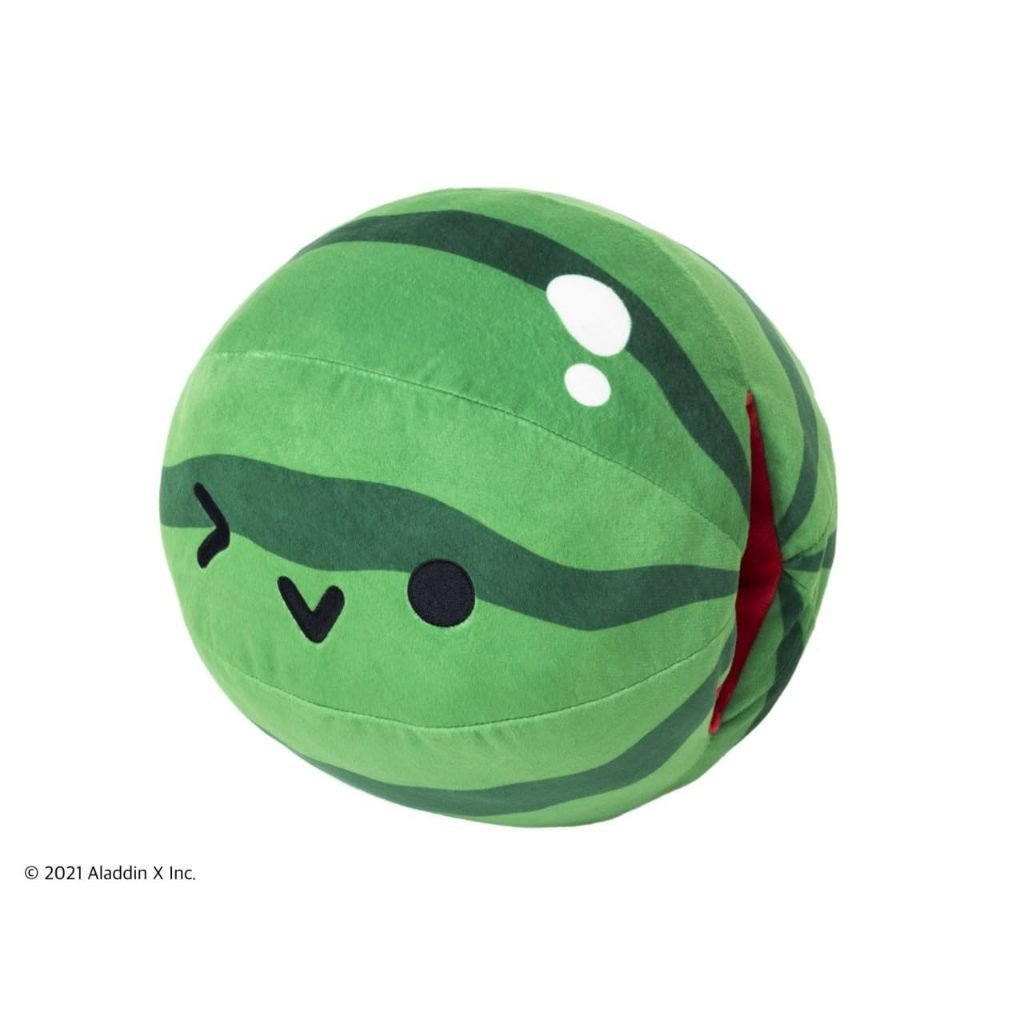 《瘋日雜》B218日本雜誌附錄 西瓜遊戲任天堂 Switch  西瓜造型 抱枕 午睡枕 靠墊 沙發枕 造型枕