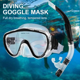 Tempered Glass Diving Goggles Scuba Diving Snorkel Swimming