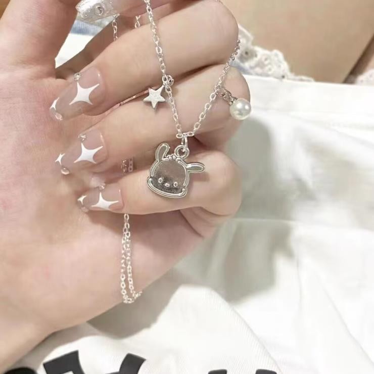 帕恰狗項鏈✨ 甜酷帕恰狗項鏈女學生可愛時尚百搭卡通手鏈小眾設計高級閨蜜禮物 項鍊女