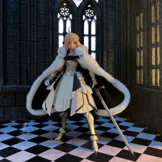 figma fate saber 白saber lily 莉莉 披風 無模型
