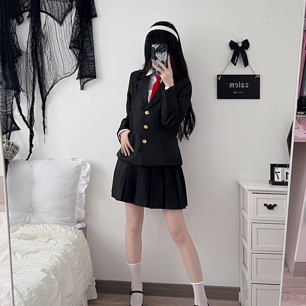 ♥♥台灣限時低價♥♥川上富江cos服第五人格夢之女巫信徒jk制服cosplay百褶裙動漫服裝